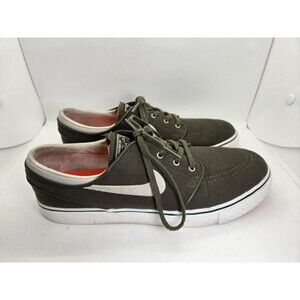 Nike SB Zoom Stefan Janoski Shoes Men's 8 Green White Gum Skateboarding Sneakers